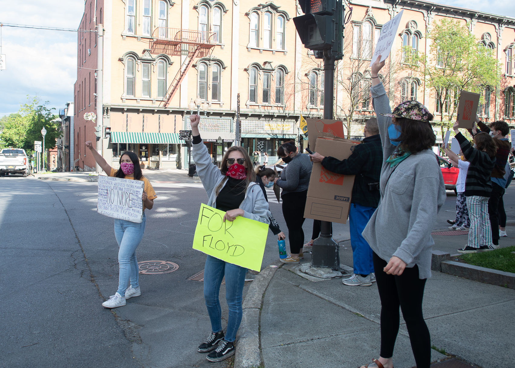 Saratoga Springs protest